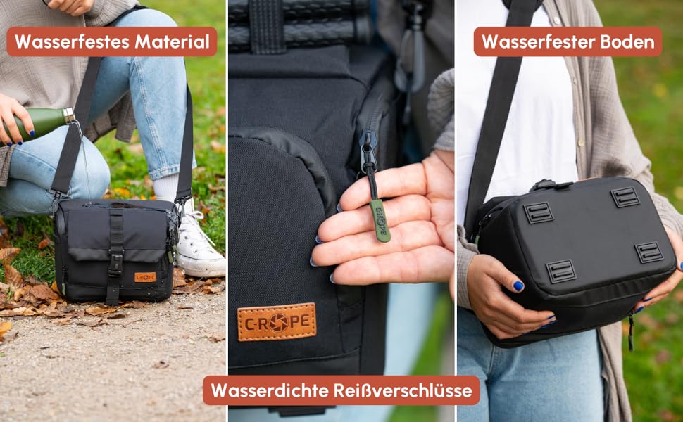 Водонепроникна сумка-чохол C-Rope для камери та фотообладнання, розмір M | Замість рюкзака