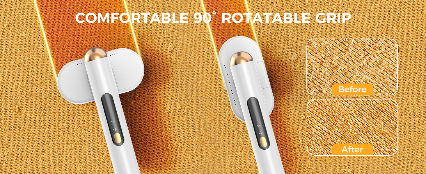 Електричний флусознімач Smiling Shark M-3: бездротовий, з 4 рівнями регулювання, 90° обертання, для одягу та меблів