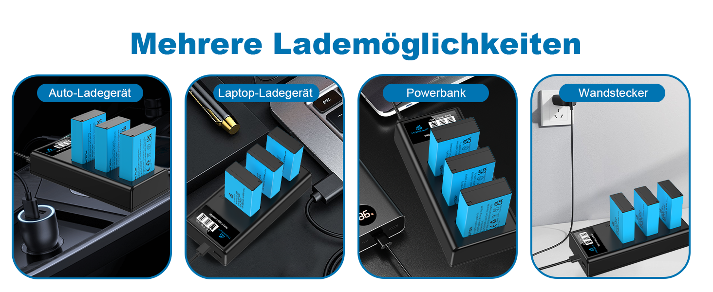 Набір акумуляторів Homesuit LP-E17 1400mAh 3шт. та зарядний пристрій LCD з USB для Canon EOS Rebel SL3, SL2, T8i, T7i, T6i, T6s, RP, M3, M5, M6, 200D, 77D, 750D, 760D, 800D, 8000D та інші моделі Canon