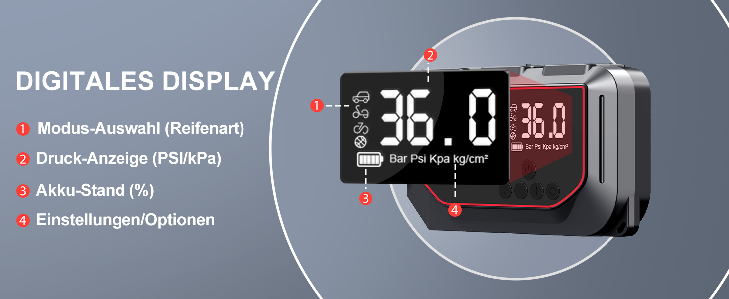 Портативний пусковий пристрій OGORI K33 з компресором 150 PSI та LED ліхтариком для автомобілів 12V (бензин 8L/дизель 10L)