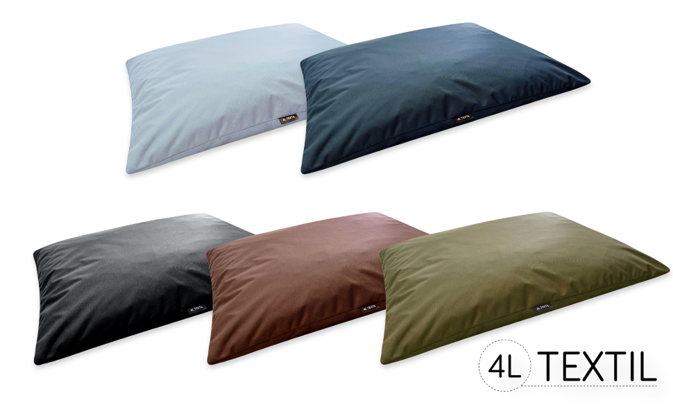 Водонепроникне собаче ліжко 80x60 см, темно-зелене, 4L Textil ZOE