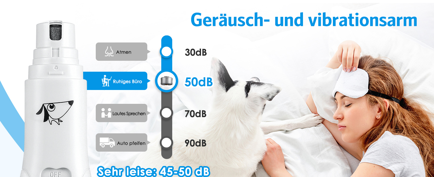 Електричний точило для собачих кігтів Brifit - тихий, для собак будь-яких порід