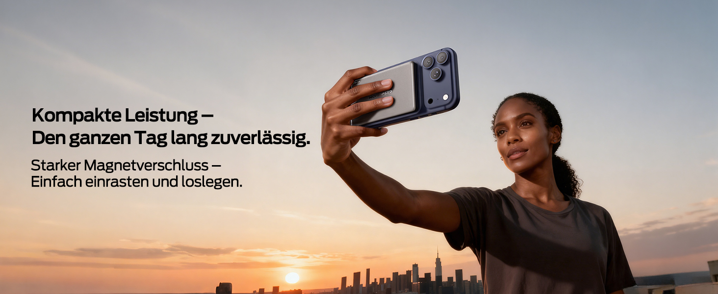 Power Bank Magsafe 5000mAh Рожевий: Бездротовий магнітний акумулятор для iPhone та Samsung Galaxy