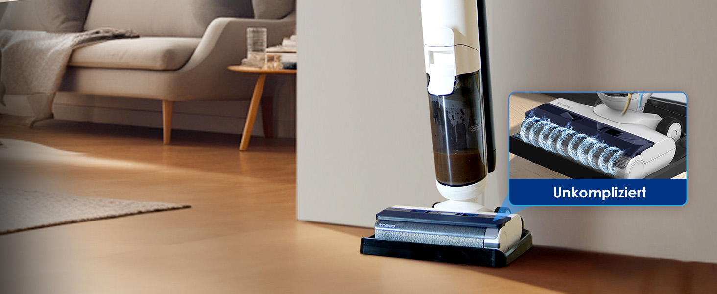 Вологий пилосос Tineco iFLOOR 5 Breeze Complete з функцією самоочищення, для сухого та вологого прибирання