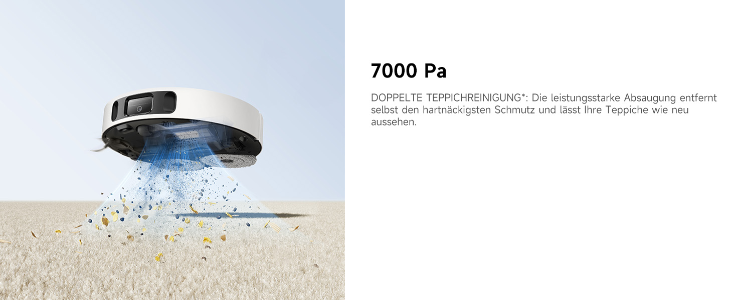 Робот-пилосос Mova E30 Ultra з функцією миття, автоматичним спустошенням, потужністю 19000 Па, MaxiReach-мопом, антизаплутувальною щіткою та вбудованим баком 80 мл. Автономна станція для 75 днів прибирання