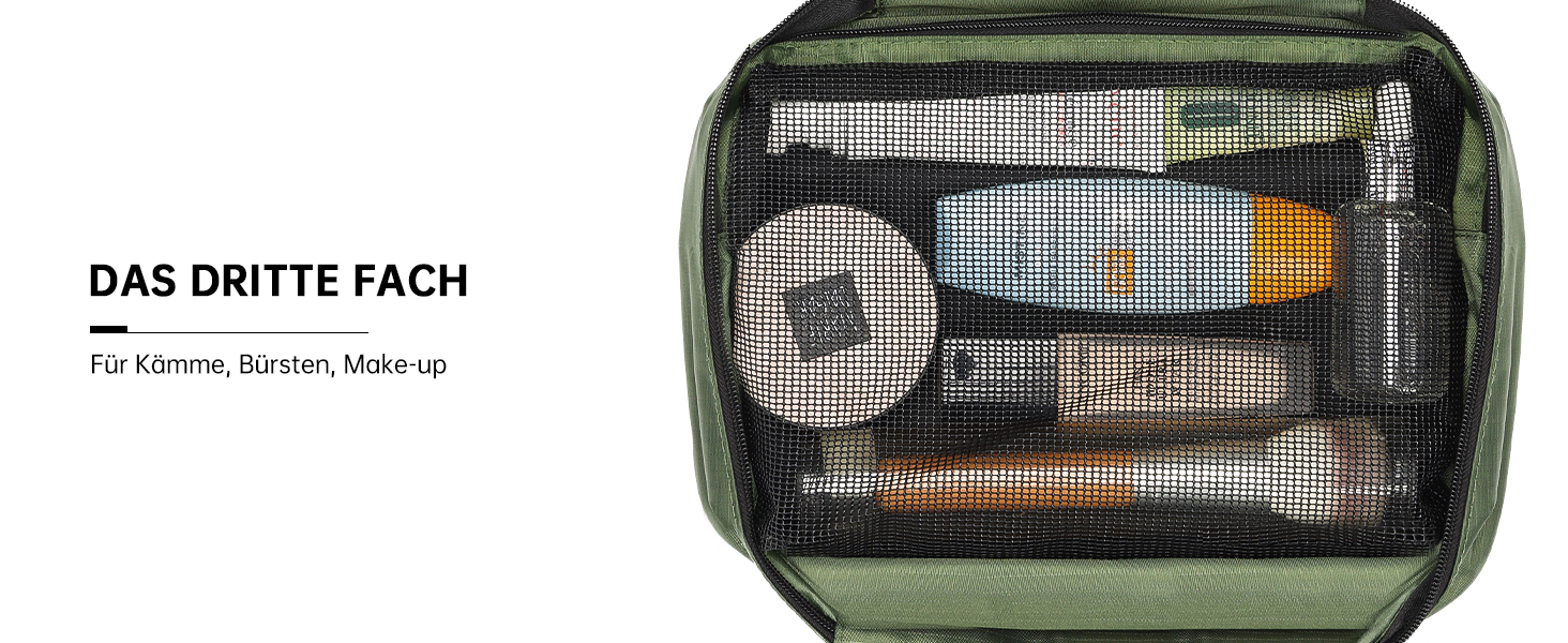 Сумка-органайзер для туалетних аксесуарів, велика дорожня сумка-мішечок для жінок та чоловіків, 4-в-1 водонепроникна, для подорожей/кемпінгу, армійний зелений