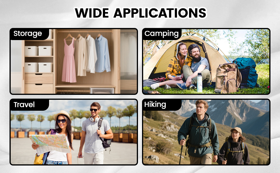 Органайзер для валізи Zorplex, набір 10 шт: кубики для пакування, аксесуари для подорожей, чохли для одягу, взуття та косметики (чорний)