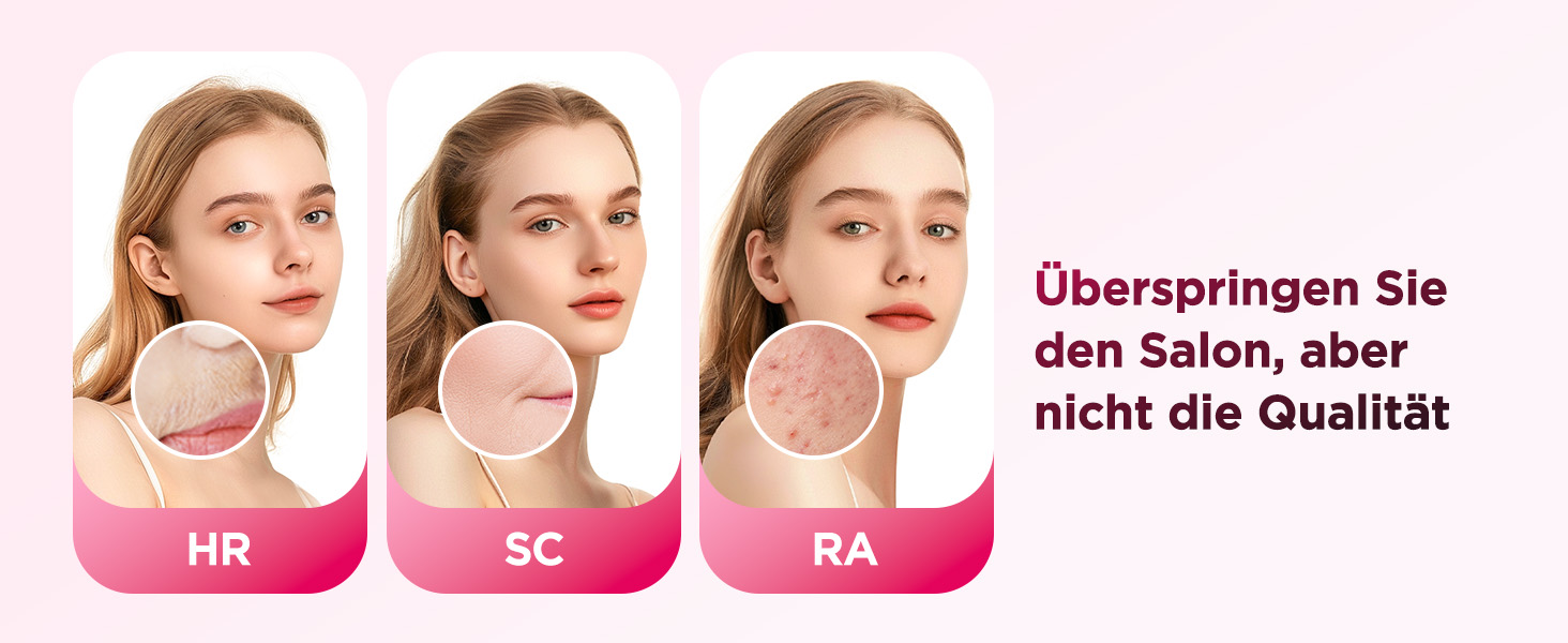 Пристрій для епіляції IPL Haarlosy з функцією охолодження - безболісна епіляція лазером, 3 функції (HR/SC/RA), 9 рівнів, 999 900 імпульсів для жінок та чоловіків, для тіла, ніг, зони бікіні, пахв (білий)