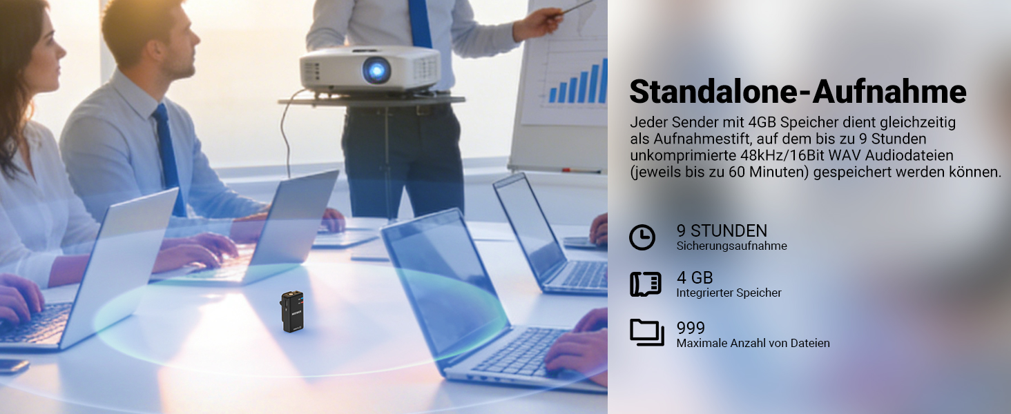 NEEWER CM28 Pro: Бездротове мікрофону з пригніченням шуму, 150м радіус дії, сумісний з iPhone, iPad, Android, DJI, Insta360, PC, Mac