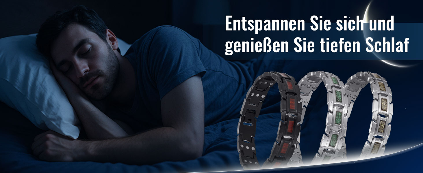 Чоловічий магнітний браслет RainSo зі скорпіоном, трирядний, з нержавіючої сталі, з інструментом для зняття ланок та подарунковою коробкою (сріблястий та шампань)