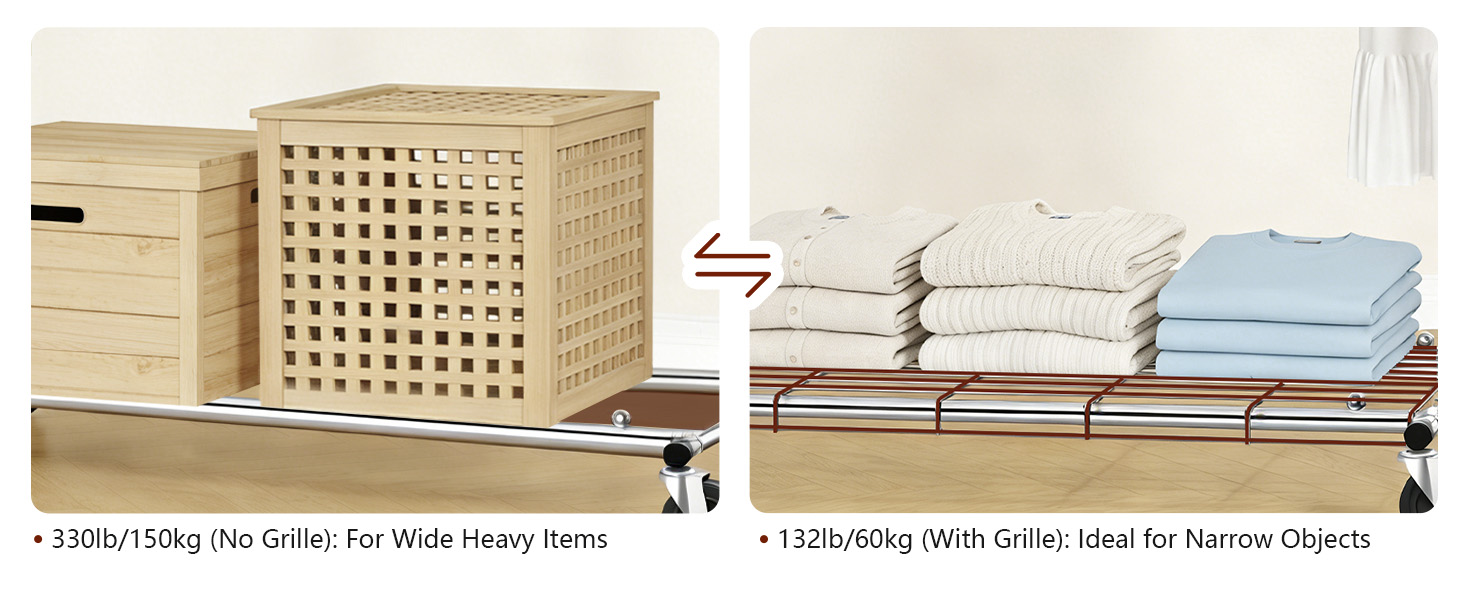 Стійка для одягу на колесах FAVOOOSTY, металева, мобільна, до 200 кг, чорна, 2 стяжки