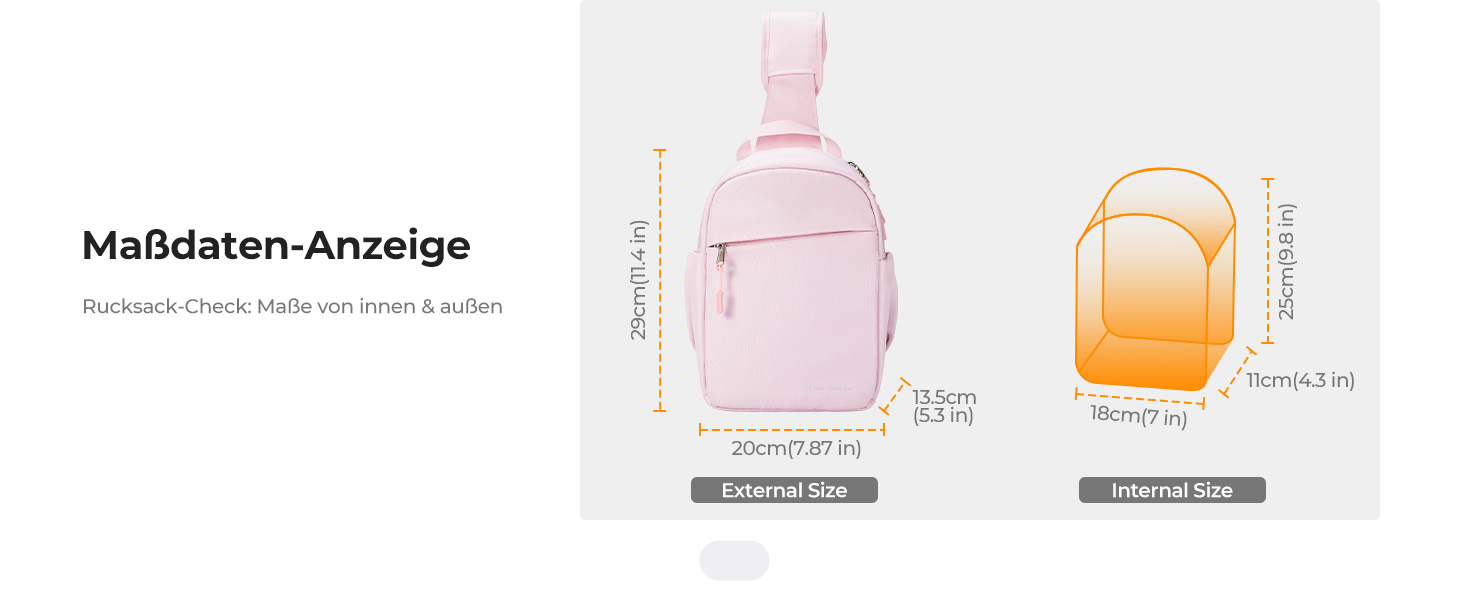 Сумка для камери K&F CONCEPT, слін-сумка на плече, фоторюкзак, компактний, водонепроникний, регульований ремінь, для DSLR/SLR камер, об'єктивів (5 літрів, рожевий)