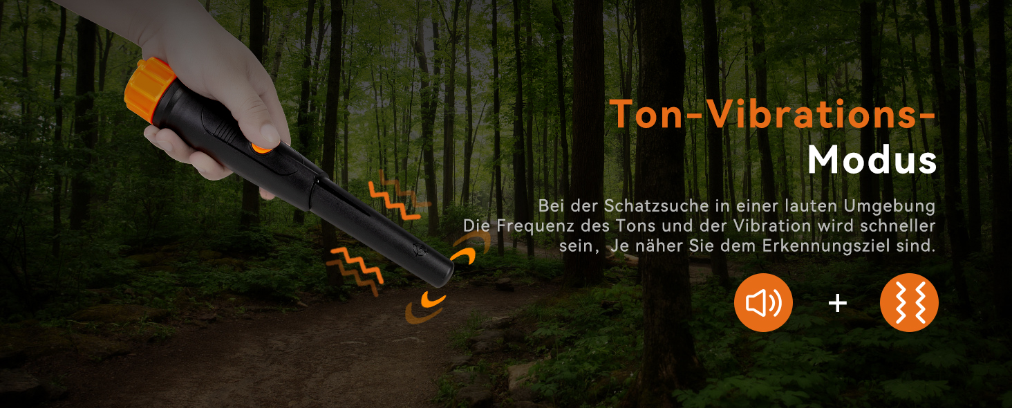 Металодетектор SUNPOW для дітей - водонепроникний, з LCD-дисплеєм, 3 режими, регульована ручка, IP68, чорний