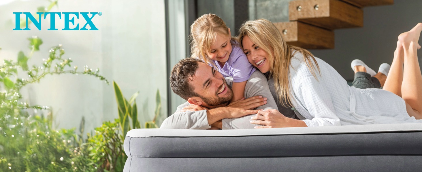 Надувний матрац Intex Twin Supreme Air-Flow з технологією Fiber-Tech, 99 x 191 x 51 см (64488ND)