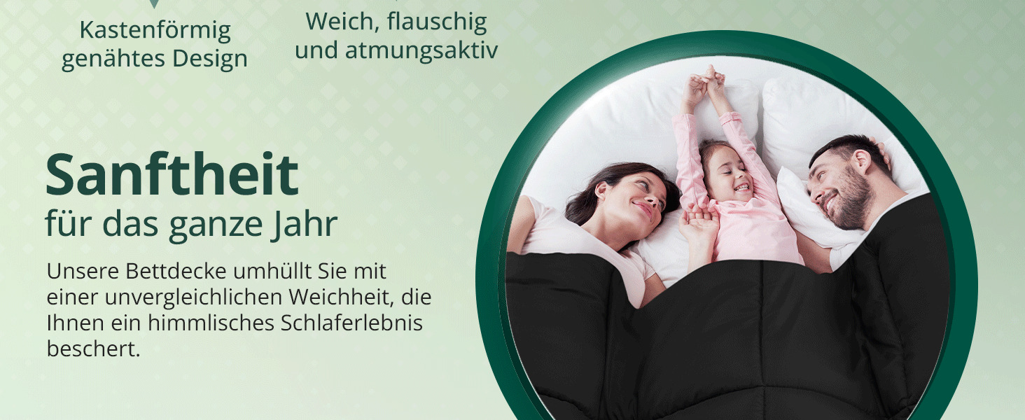 Ковдра Utopia Bedding, 180x200 см, біла, дихаюча, 370 GSM, для цілорічного використання