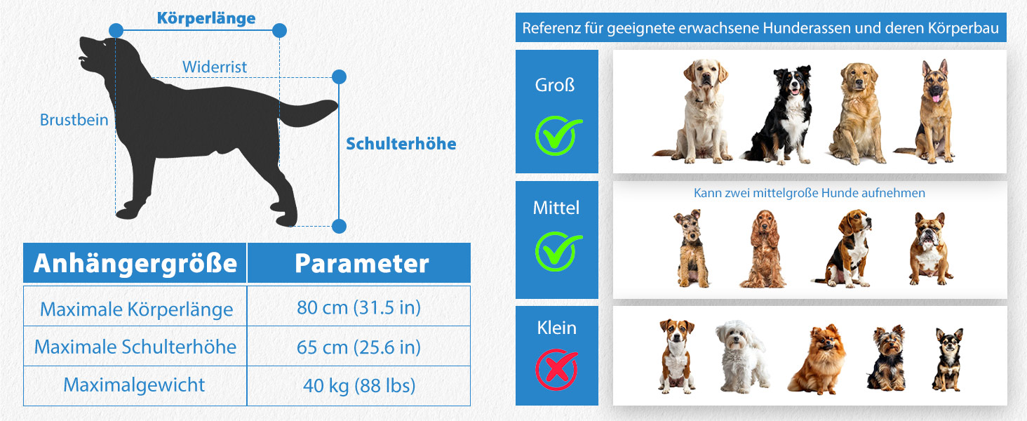 SEPNINE® Велосипедна причепа для собак XL, 2-в-1: причеп та візок для собак з відбивачами та гальмом, матеріал: 600D Oxford Canvas, максимальне навантаження 40 кг, помаранчевий колір