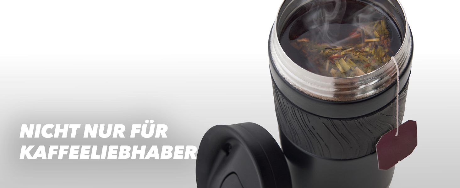 Contigo Byron Snapseal Stainless Steel Travel Mug - Leakproof, Dishwasher Safe Lid, BPA-Free, 590ml - Black