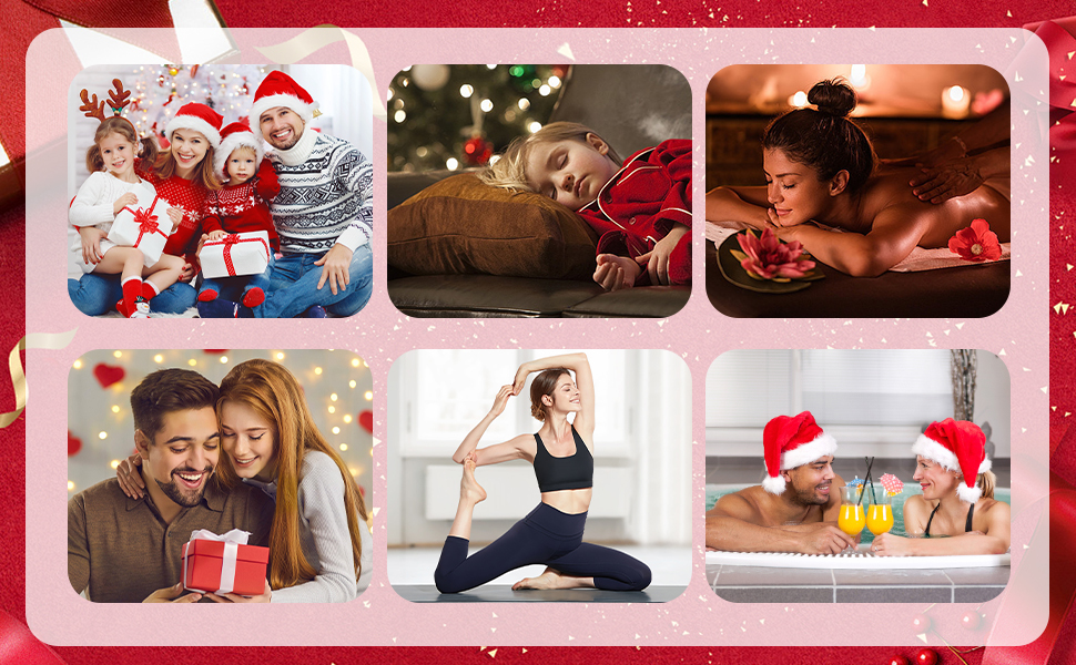 Набір прикрас на ялинку на Різдво, 42 шт. Ялинкові кулі, кульки Різдвяні, червоний, зелений, золотий. Підходить для святкування Різдва, вечірок, вінків. Преміум якість.