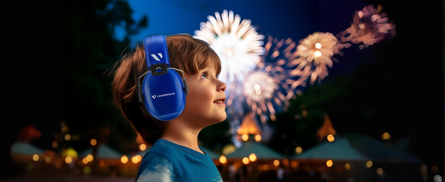 Навушники захисні Vanderfields Premium для дітей 3-12 років, шумозаглушення 34.4 dB, зелені