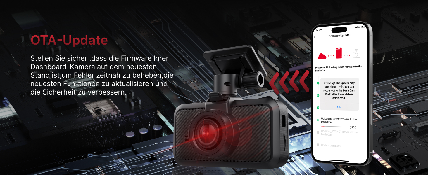 Відеореєстратор Miofive 4K Auto GPS WiFi Bluetooth з дисплеєм 3 дюйми, Нічне бачення, HDR, Loop-запис, підтримка до 512GB, з SD-карткою 32GB