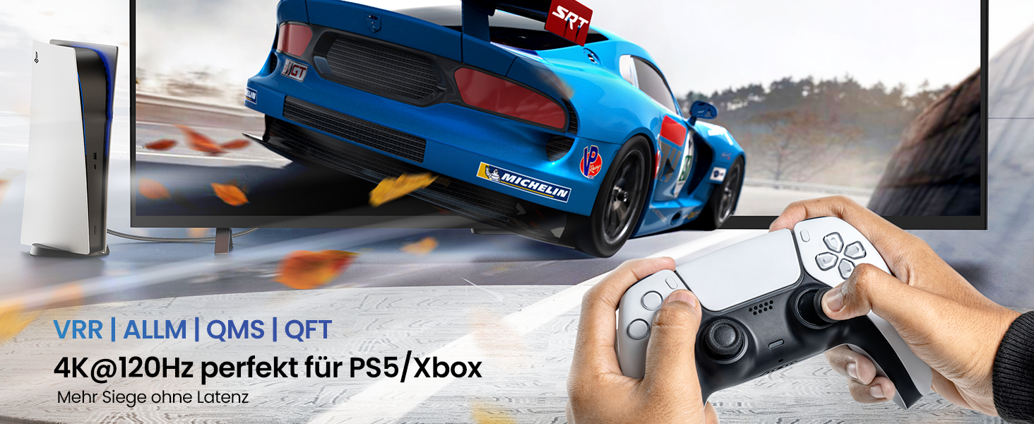 Кабель HDMI 2.1 Silkland 8K (2м) - Сертифікований, eARC, 48Gbps, сумісний з PS5, Fire TV, HDTV, Laptop