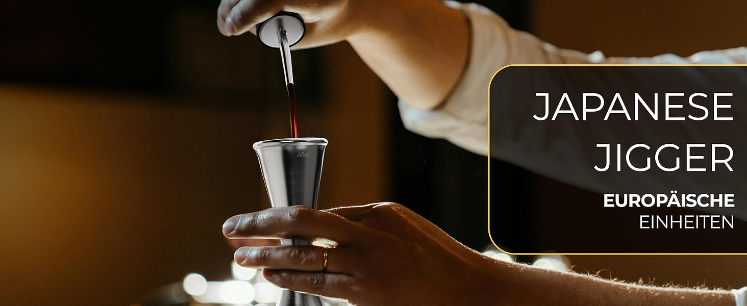 Набір для коктейлів 825 мл Boston Shaker з нержавіючої сталі, професійний шейкер з підставкою та рецептурником, легке відкривання, для барменів