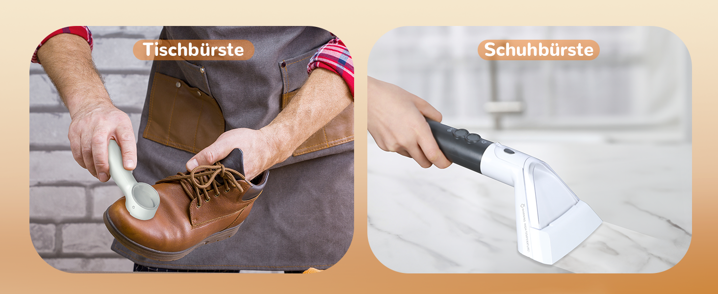 Пилосос для м'яких меблів з пароочищувачем, 17000PA, чорний. Апарат для чищення м'яких меблів з функцією гарячої води та високої температури, вбудованим резервуаром для води, 3 насадки, функція точкового очищення