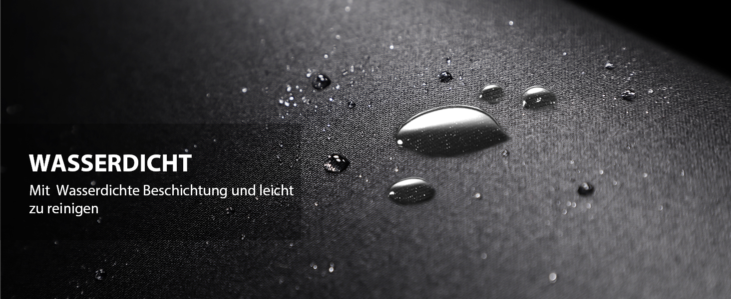 KTRIO Комплект килимків для миші 3 шт. (275x215 мм, чорний) з антиковзаючою основою та прошитими краями