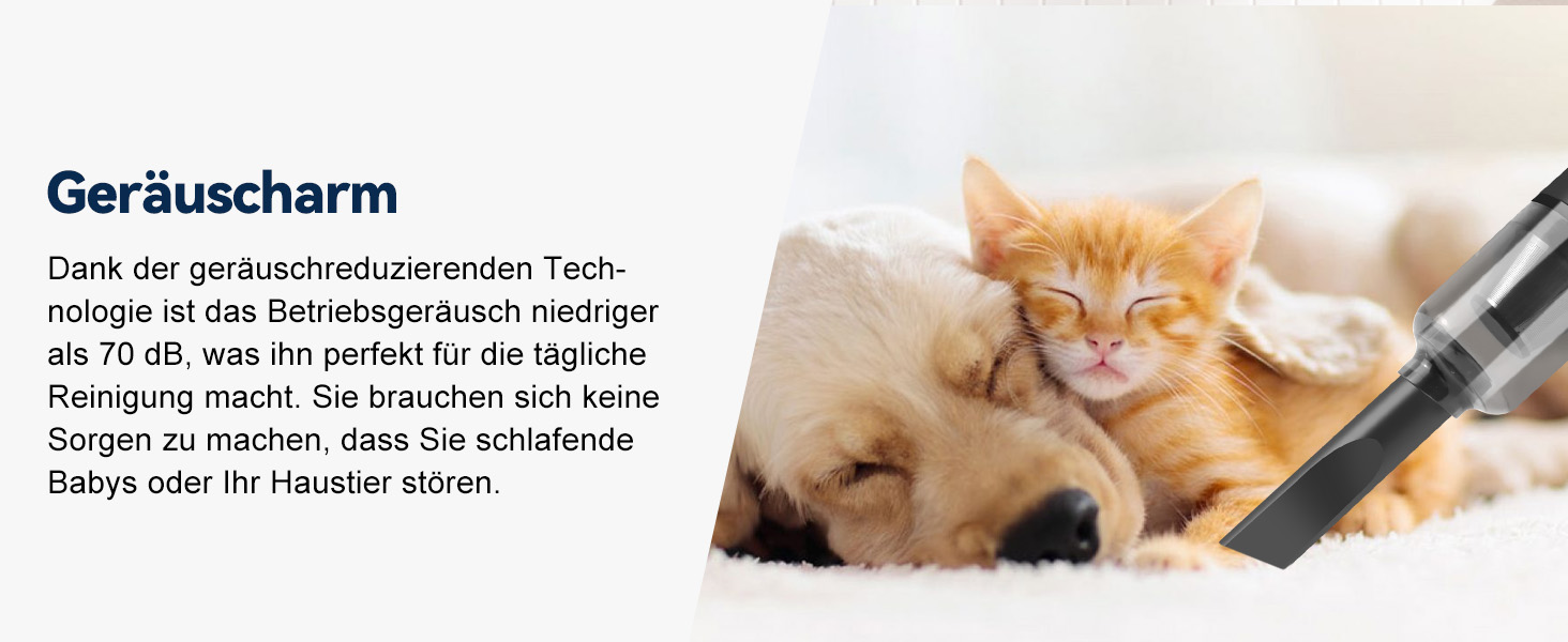 Акумуляторний пилосос AGARLE для авто, ручний міні-пилосос, багатофункціональний з насадкою, для видалення шерсті тварин, потужність 6000 Па