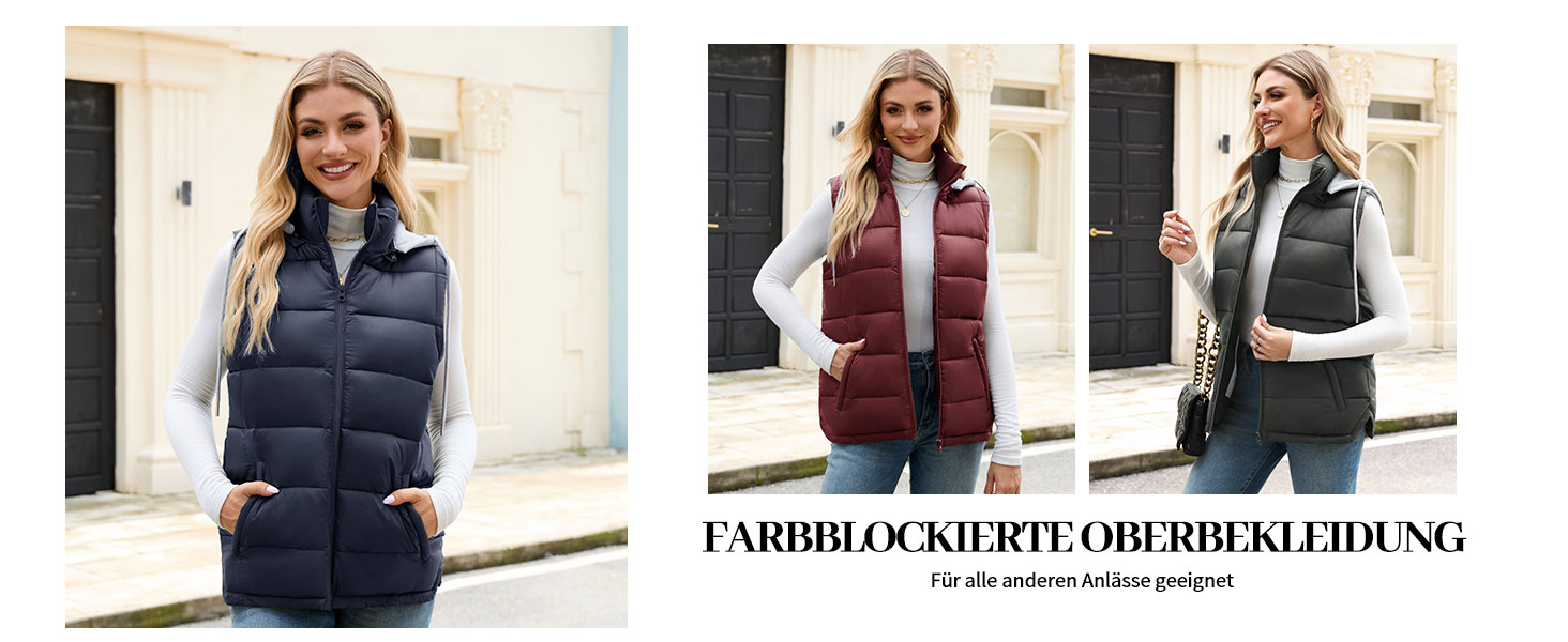 Чоловіча степкова жилетка Vancavoo з капюшоном, чорна, розмір S | З капюшоном, тепла, для відпочинку