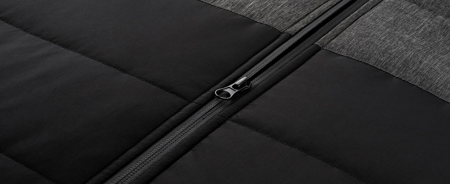 Електрична гріюча жилетка Buba Toys для чоловіків з Powerbank 20000mAh, 21 зона нагріву, 3 режими, для катання на лижах, піших прогулянок та активного відпочинку, XL, сіро-чорний колір