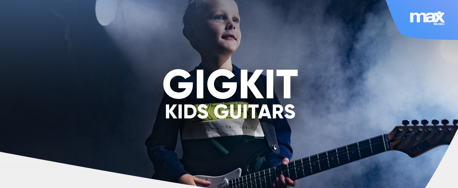 Електрогітара Max GigKit: Комплект для початківців (4/4, 40 Вт, блакитний)