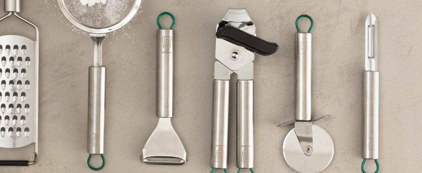 Терка кухонна CHEFKOCH Premium для сиру, цедри лимона та лайма – велика, з ергономічною ручкою