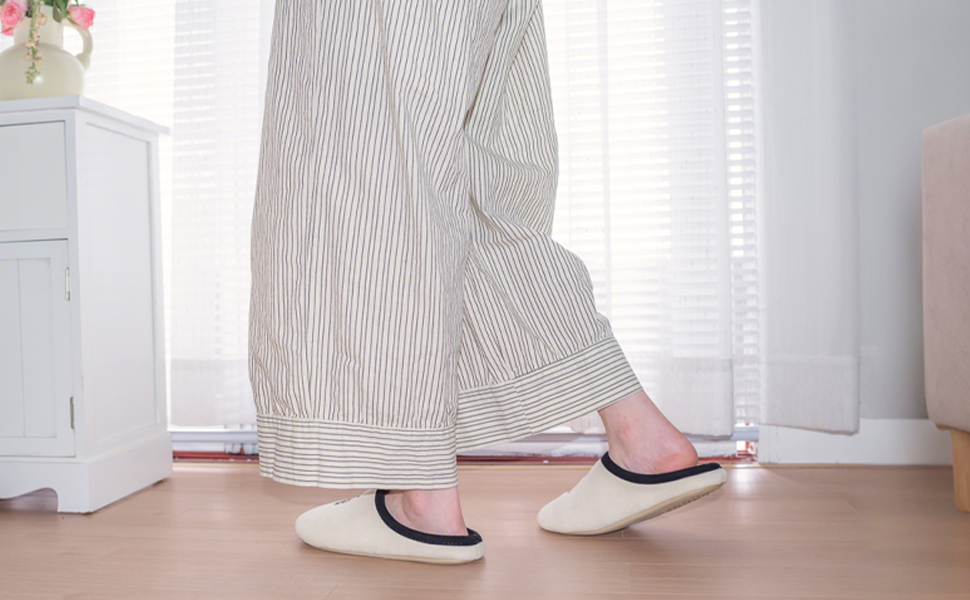 Жіночі халапи з бавовни з закритим носком - Зручна антиковзна підошва, дихаючі для дому, Колір: Коричневий, Розмір: 40/41 EU