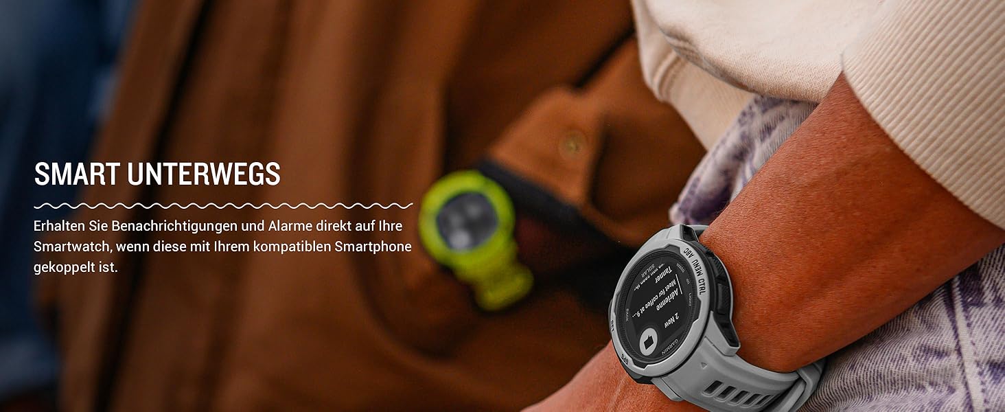 Розумний годинник Garmin Instinct 2S (відновлений) – GPS, 21 день роботи, для вузьких зап'ясть, 40+ спортивних функцій, сповіщення, аналіз сну