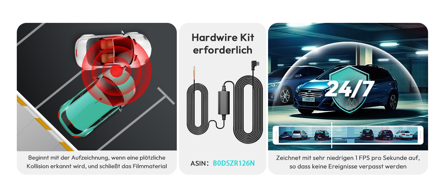 Відеореєстратор BOTSLAB G980H Pro 4K STARVIS з GPS, WiFi, ADAS, нічне бачення, паркувальний режим, 64GB