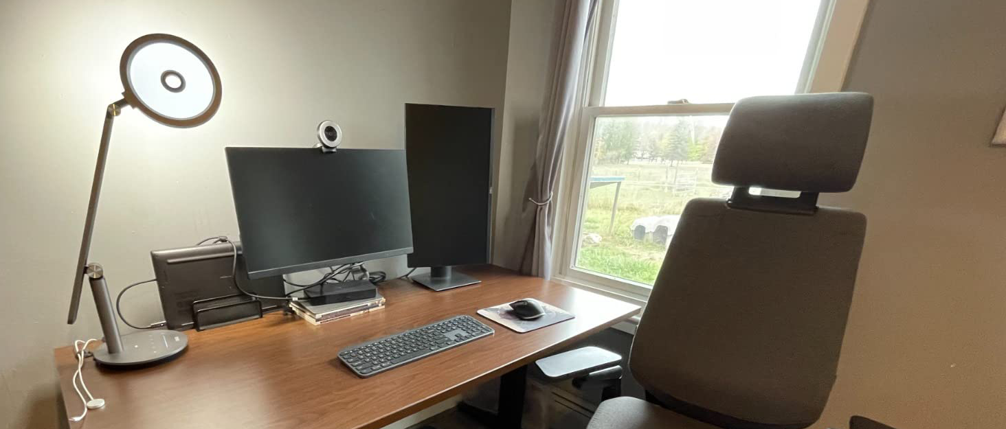 Лампа настільна Honeywell H6 Sunturalux Eye-Care LED з регулюванням яскравості, таймером та сенсорним керуванням (сіра)