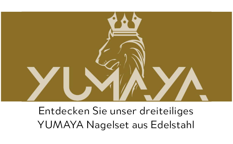 Набір для манікюру YUMAYA® Profi: ножиці, пилка, пінцет + еко-сумка | Нержавіюча сталь, компактний, для жінок та чоловіків