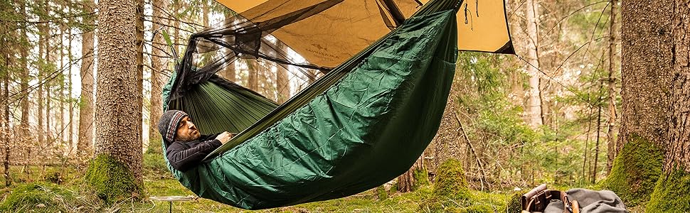 AMAZONAS Утеплювач для гамаків XXL, ультралегкий, дихаючий, до -5°C, 3,05х1,3м, 0,99кг