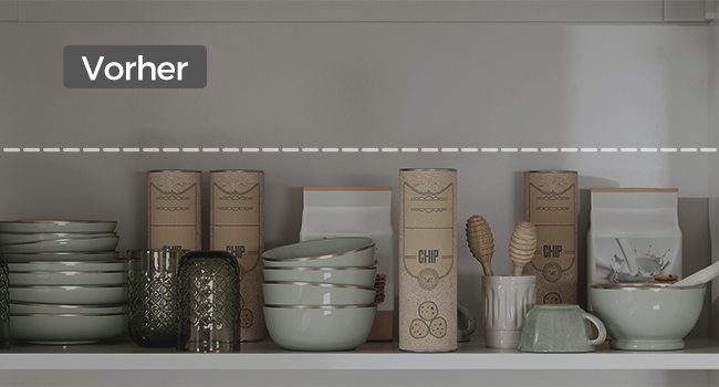 SONGMICS Spice Rack, 4-Piece Set, Kitchen Shelf, Kitchen Organizer, Expandable, Spice Holder, Stackable, with Metal Frame, 19.5 x 29.7 x 15.8 cm, Ink Black-Natural Beige KCS10NB (Cloud White + Snow White, 29.7B cm)