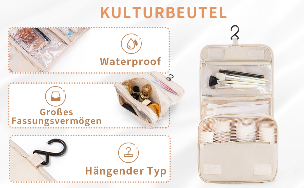 Органайзери для валіз, дорожні аксесуари, водонепроникні мішки для пакування, 10 шт., Бежевий