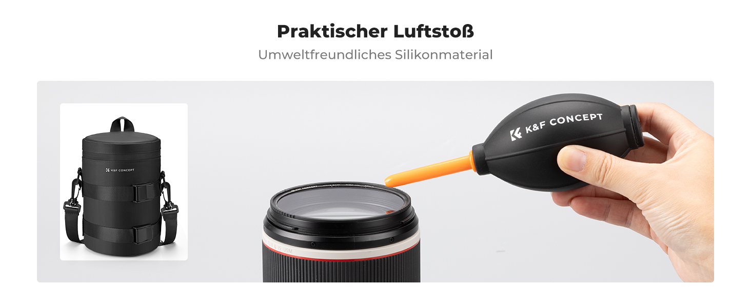 Чохол для об'єктива K&F Concept, водонепроникний, для DSLR/SLR, до 9x18 см