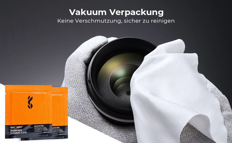 Набір для чищення об'єктивів K&F CONCEPT 15-в-1: Lenspen, тканина мікрофібри, рідина для чищення