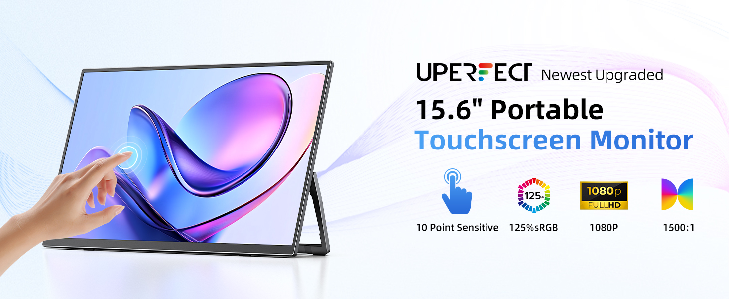 UPERFECT Монітор Портативний 15.6