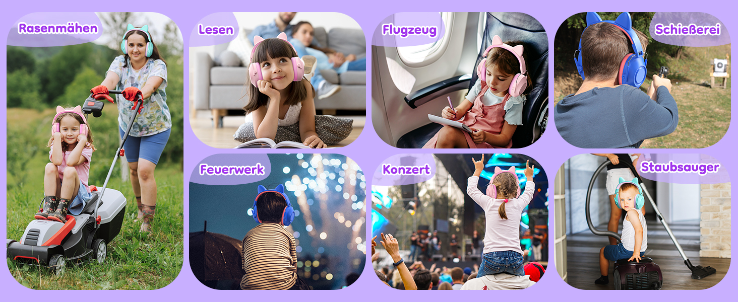 Навушники захисні дитячі Dr.meter SNR 32dB, зелені - для аутистів, концертів, авіашоу