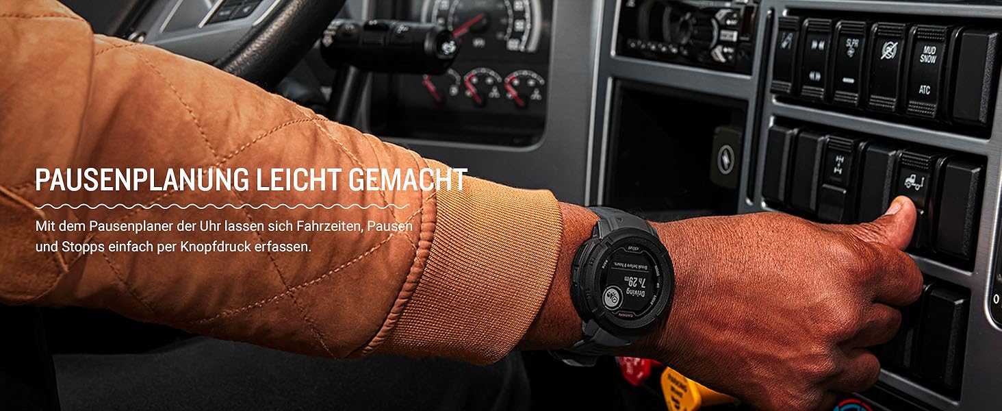 Garmin Instinct 2 Solar – смарт-годинник з GPS, сонячною зарядкою, 45 мм, сірий, для спорту та фітнесу