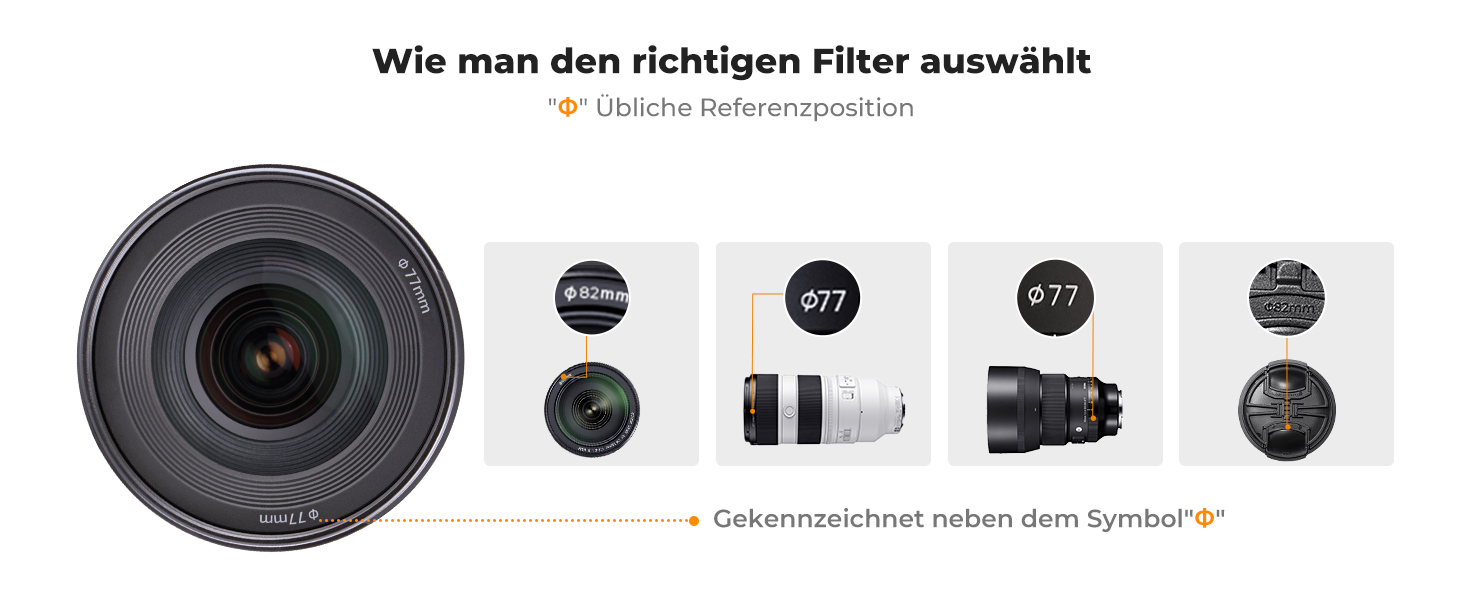 Фільтр K&F Concept 2-в-1 72мм Black Mist 1/8 & ND2-ND32 змінний, з нанопокриттям