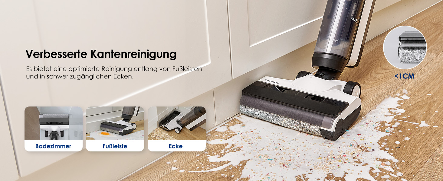 Бездротовий пилосос Tineco S5 Combo: ідеальний для шерсті тварин та липких забруднень, тихий, з дисплеєм