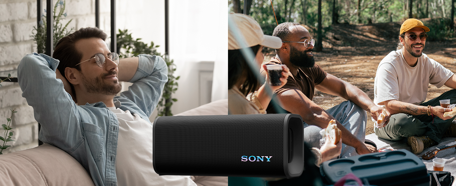 Sony ULT Field 3: Портативна Bluetooth колонка з потужним басом, IP67 (водонепроникна, пилозахищена), 12 год роботи, чорна