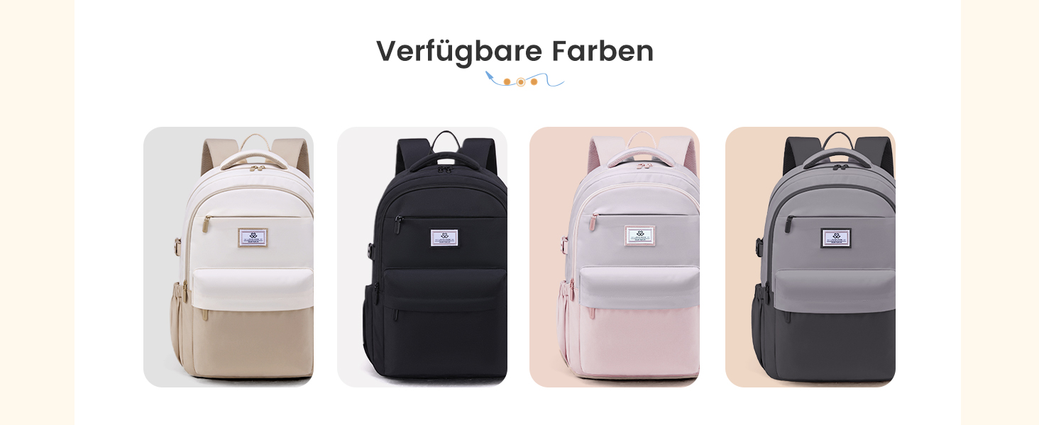 LOVEVOOK Рюкзак для жінок, 15.6 дюймів, рюкзак для ноутбука, шкільний рюкзак для дівчаток-підлітків, водонепроникний, з багатьма відділеннями, сучасний рюкзак для роботи, школи, подорожей, чорний